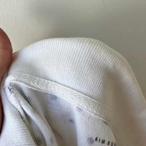 Y2K Kim Rogers White Polka Dot Cotton Polo Shirt Preppy Mod Retro Tee Small - Picture 12 of 12